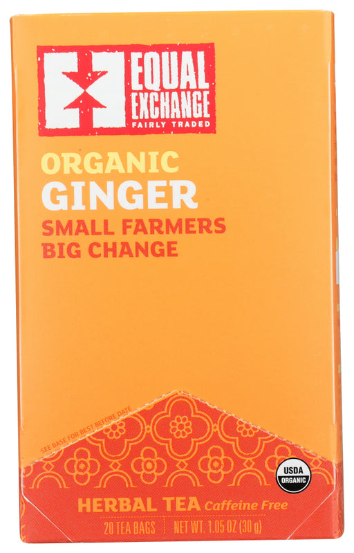 EQUAL EXCHANGE: Tea Ginger Organic, 20 bg - No Brand For Less 