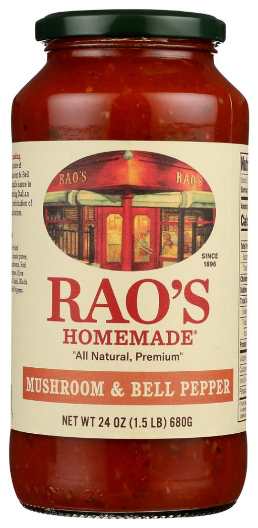 RAOS: Mushroom & Bell Pepper Sauce, 24 oz