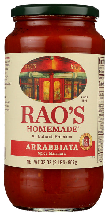 RAOS: Arrabbiata Sauce, 32 oz