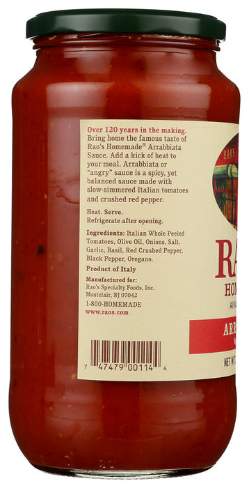 RAOS: Arrabbiata Sauce, 32 oz