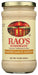 Rao's Homemade Alfredo Pasta Sauce features an all-natural, premium quality blend of rich Parmesan and Romano cheeses, cream, and butter.Following the same authentic Rao's recipe perfected by generations, each jar of alfredo sauce brings you the warm, classic flavor of homemade pasta sauce. Our white alfredo pasta sauce is slow-cooked in small batches with hand-selected ingredients resulting in a super creamy, cheesy sauce that's loaded with flavor.