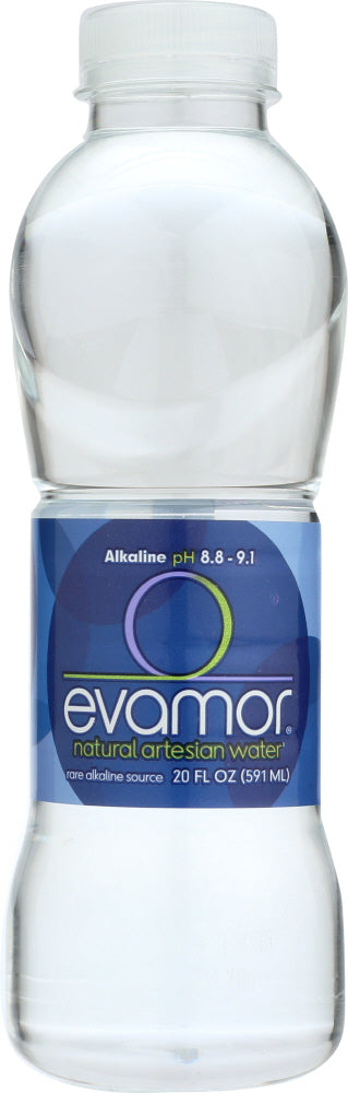 EVAMOR: Natural Artesian Water, 20 oz - No Brand For Less 