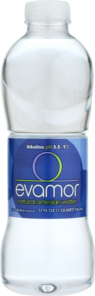 EVAMOR: Natural Artesian Water, 32 oz - No Brand For Less 