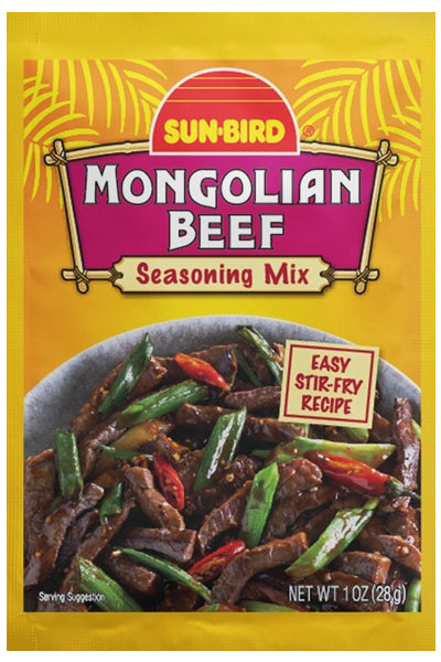 SUNBIRD: Mix Seasoning Beef Mongolian, 1 oz