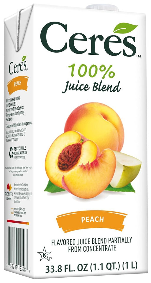 CERES: Peach Juice, 33.8 fo