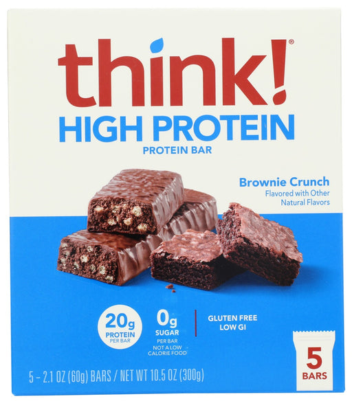 THINK: High Protein Bar Brownie Crunch, 10.5 oz