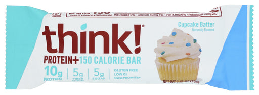 THINK THIN: Bar Protein Fiber Cupcake Batter, 1.41 oz