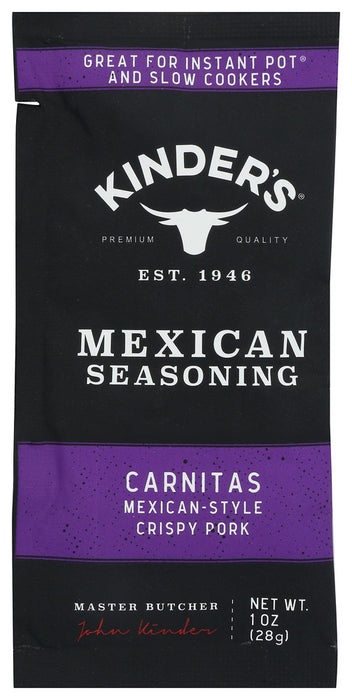 KINDERS: Seasoning Carnitas, 1 OZ