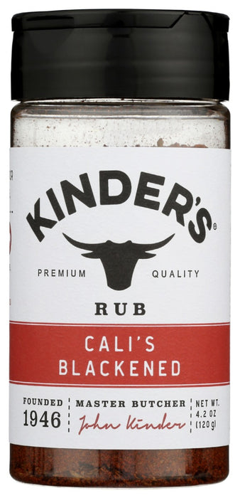 KINDERS: Cali's Blackened Rub, 4.2 oz