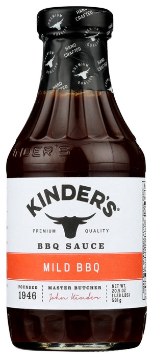 KINDERS: Mild BBQ Sauce, 20.5 oz