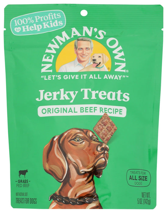 NEWMANS OWN ORGANIC: Dog Treat Beef Jerky Original, 5 oz