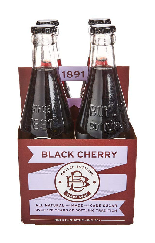 BOYLAN: Black Cherry Soda 4 Pack, 46.4