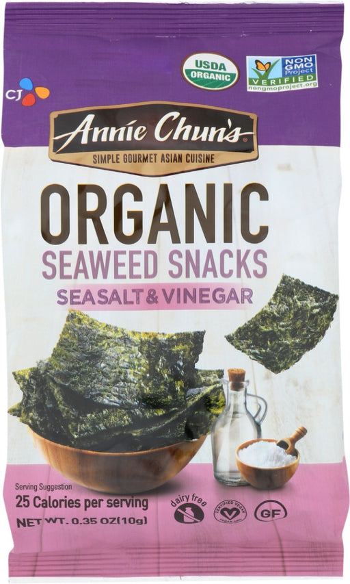 Never feel guilty about snacking again! These light and airy sheets of seaweed are lightly seasoned for a satisfyingly savory crunch. They're irresistibly delicious-and they're gluten-free, dairy-free and vegan!