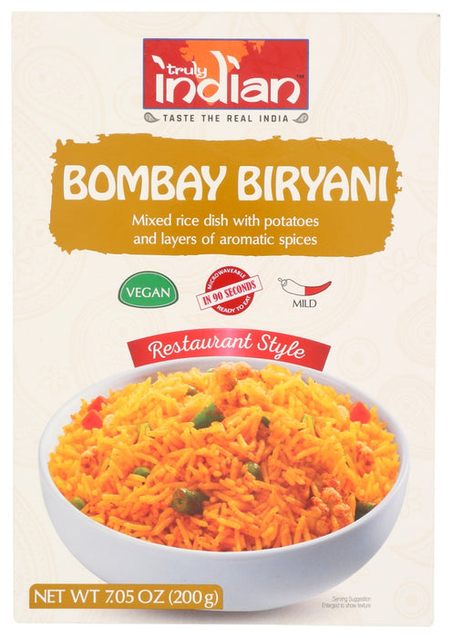 TRULY INDIAN: Rice Bombay Biryani RTE, 7.05 oz