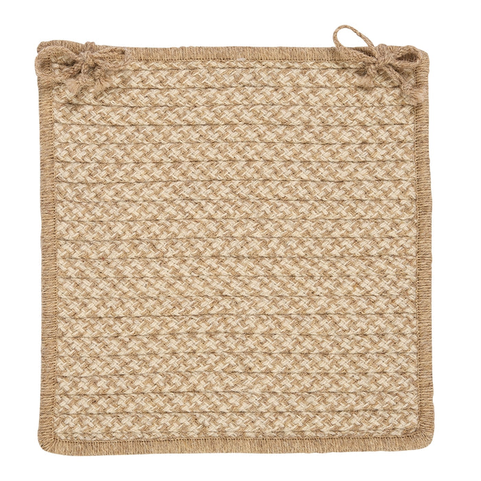 Natural Wool Houndstooth - Tea Chair Pad (single)