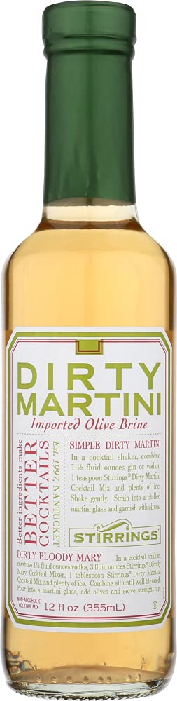 STIRRINGS: Dirty Martini Mix, 12 oz