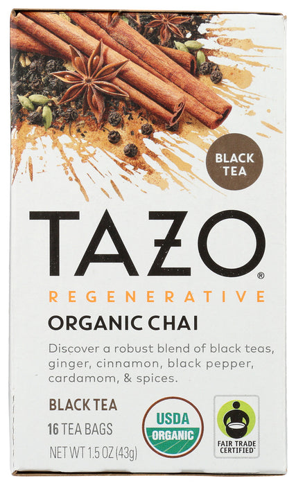 TAZO: Tea Bag Chai Org, 16 BG