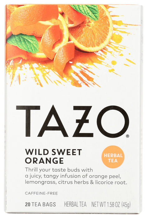 A juicy herbal infusion of orange peel, lemongrass, citrus herbs and licorice root.
The juiciest of oranges are wrangled into your cup by tangy hibiscus flowers twirling lassos of lemongrass. Proving that wild oranges don't need to be tamed, just understood.