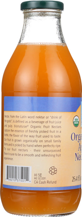 BIONATURAE: Organic Apricot Nectar, 25.4 oz