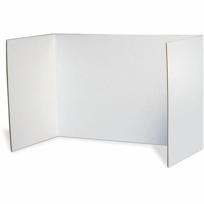 Pacon Privacy Boards - 48"W x 16"H - 4 Boards/Pack - White