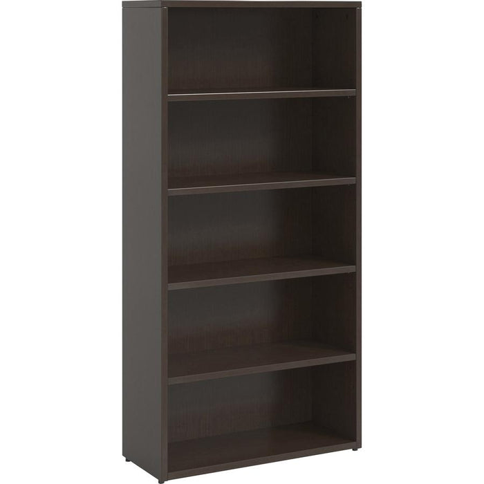 Lorell Prominence 2.0 Bookcase - 34" x 12"69" , 1" Top - 0 Door(s) - 5 Shelve(s) - Band Edge - Material: Particleboard - Finish: Laminate