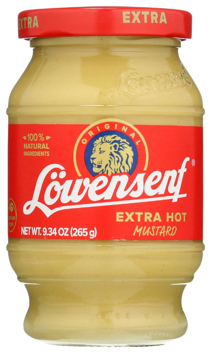 LOWENSENF: Mustard German Extra Hot, 9.3 oz