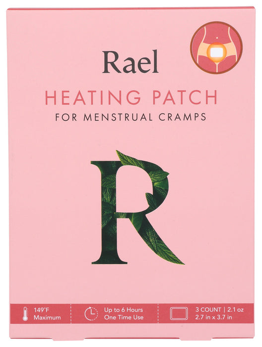 RAEL: Patch Heating Menstrual, 3 ea