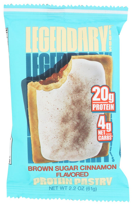 LEGENDARY FOODS: Brown Sugar Cinnamon Protein Pastry, 2.2 oz