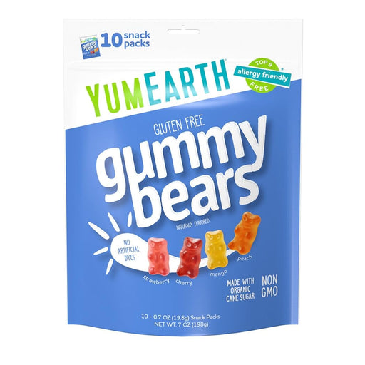 Gluten free bears everywhere! Full of fruit flavors “ a delicious mix of fruity flavors.
Flavors: Pomegranate Pucker, Mango Tango, Perfectly Peach &amp; Strawberry Smash