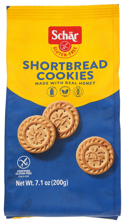 These traditional shortbread cookies are a melt in your mouth treat sweetened with real honey! Made with non-gmo ingredients, this treat is also lactose-free!