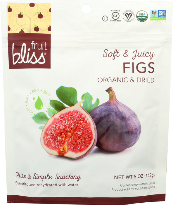 Fruit Bliss Organic Turkish Figs are Non-GMO Project, USDA Organic, Vegan and Kosher OU certified