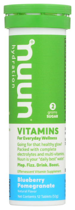 NUUN: Vitamins Blueberry Pomegranate, 12 tb