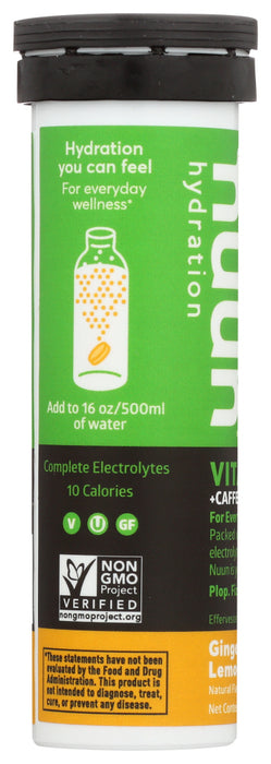 NUUN: Drink Tab Ginger Lemonade, 12 tb