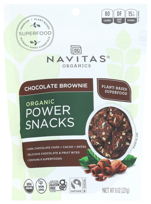 NAVITAS: Power Snacks Chocolate Cacao, 8 oz