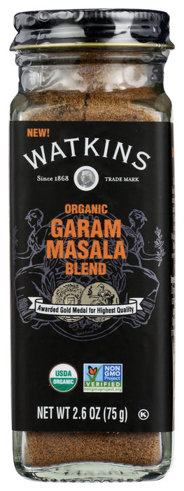 WATKINS: Organic Garam Masala Spice, 2.6 oz