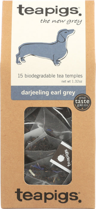 TEAPIGS: Darjeeling Earl Grey, 15 ea