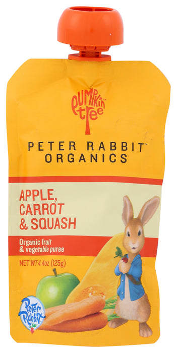 PETER RABBIT: Baby Carrot Squash Apple Organic, 4.4 oz