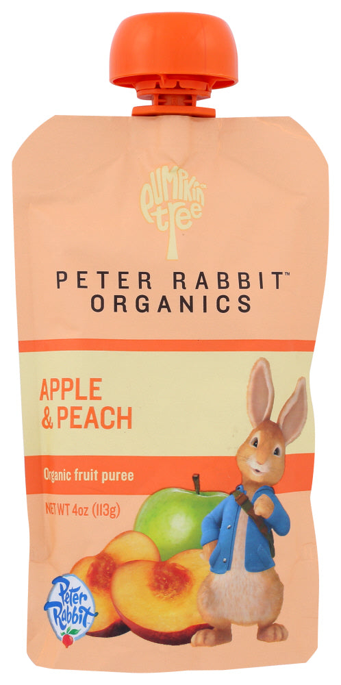 PETER RABBIT: Baby Peach Apple Organic, 4 oz