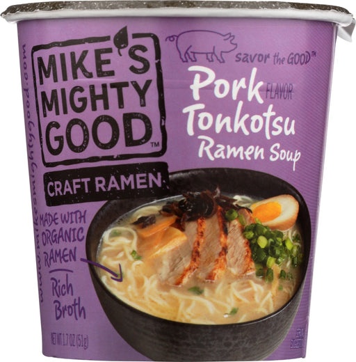 At Mike's Mighty Good, the term œGood means a lot to us. We hope you enjoy every last slurp of our ramen and Savor The Good  that comes with it. Our mission is to make ramen bar ramen accessible to everyone while having fun, growing with our local community, and using the best ingredients.