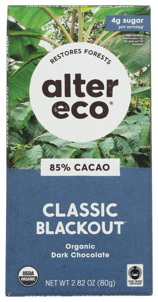 A seriously dark bar for those who are serious about chocolate. The malty intensity of Ecuadorian cacao meets its match in the robust fruitiness of its Dominican cousin. Swiss chocolatiers meticulously roast and conch our fine ingredients to balance darkness and depth with a round, smooth, creamy finish. At 85% cacao, this intense concoction will satisfy your chocolate craving.