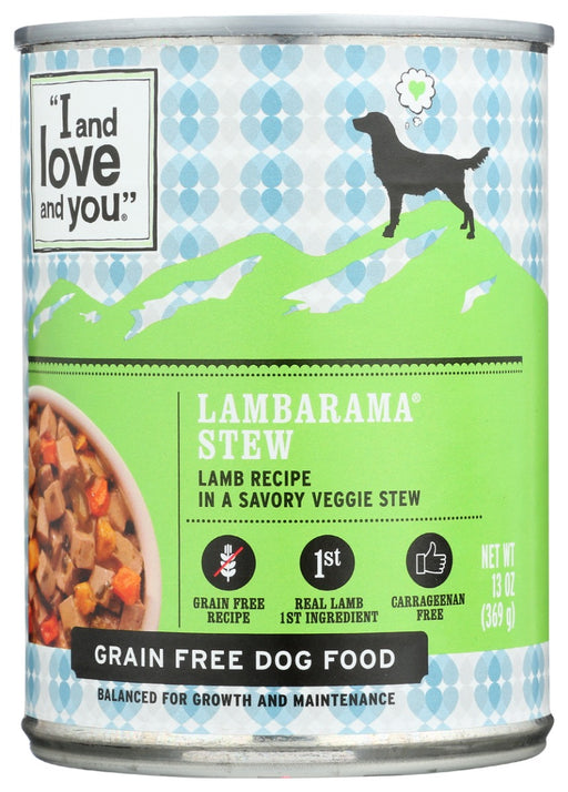 I&LOVE&YOU: Lamb-a-rama Stew Dog Food Can, 13 oz