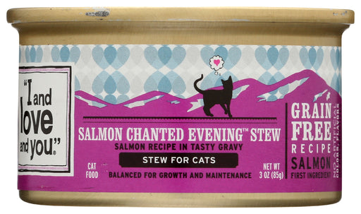 I&LOVE&YOU: Salmon Chanted Evening Stew Wet Canned Cat Food, 3 oz