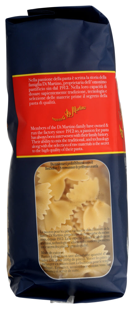 DI MARTINO: Pasta Farfalle, 1 lb - No Brand For Less 