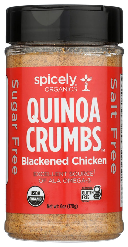 SPICELY ORGANICS: Organic Blackened Chicken Quinoa Crumbs, 6 oz