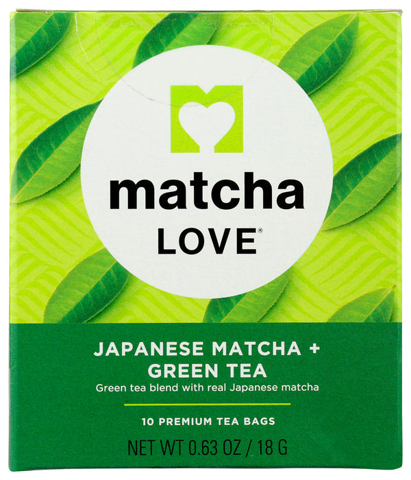 MATCHA LOVE: Japanese Matcha Plus Green Tea, 10 bg