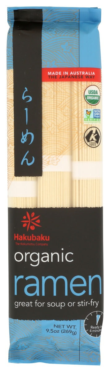 HAKUBAKU: Organic Ramen Noodles, 9.5 oz