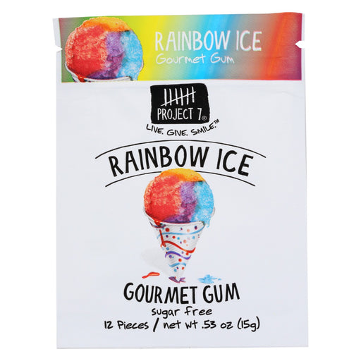 PROJECT 7: Rainbow Ice Gum, 0.53 oz