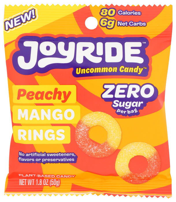 JOYRIDE: Rings Peachy Mango Zero S, 1.8 OZ