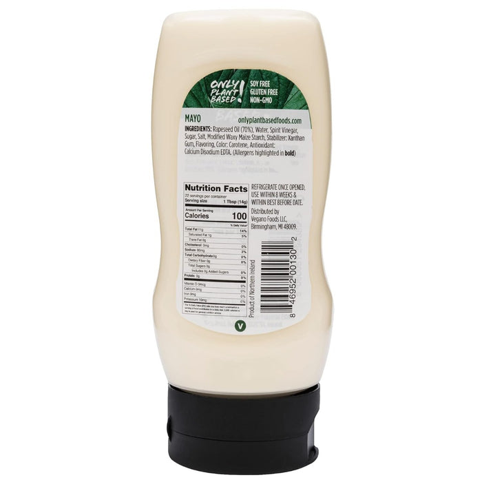 ONLY PLANT BASED: Original Mayo, 11 oz