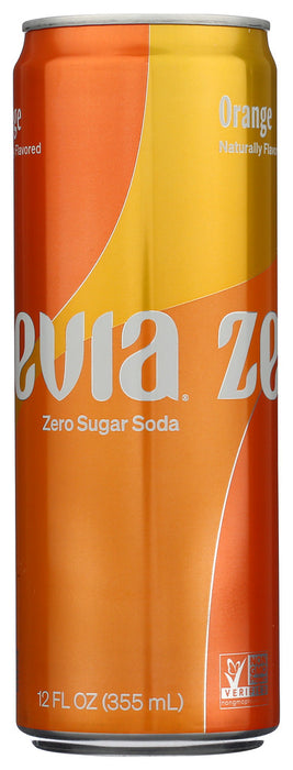 ZEVIA: Orange Soda, 12 fo